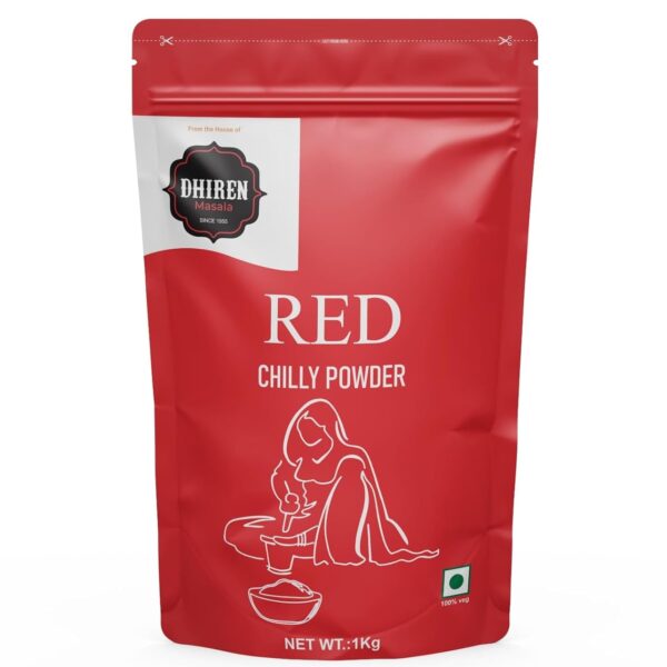 Dhiren Masala- Red Chilly Powder (1 KG)